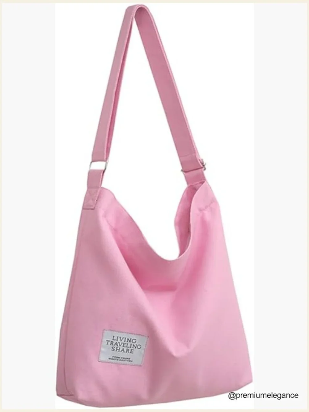 Women's Canvas Hobo Shoulder Crossbody Tote Bag Large Capacity Casual